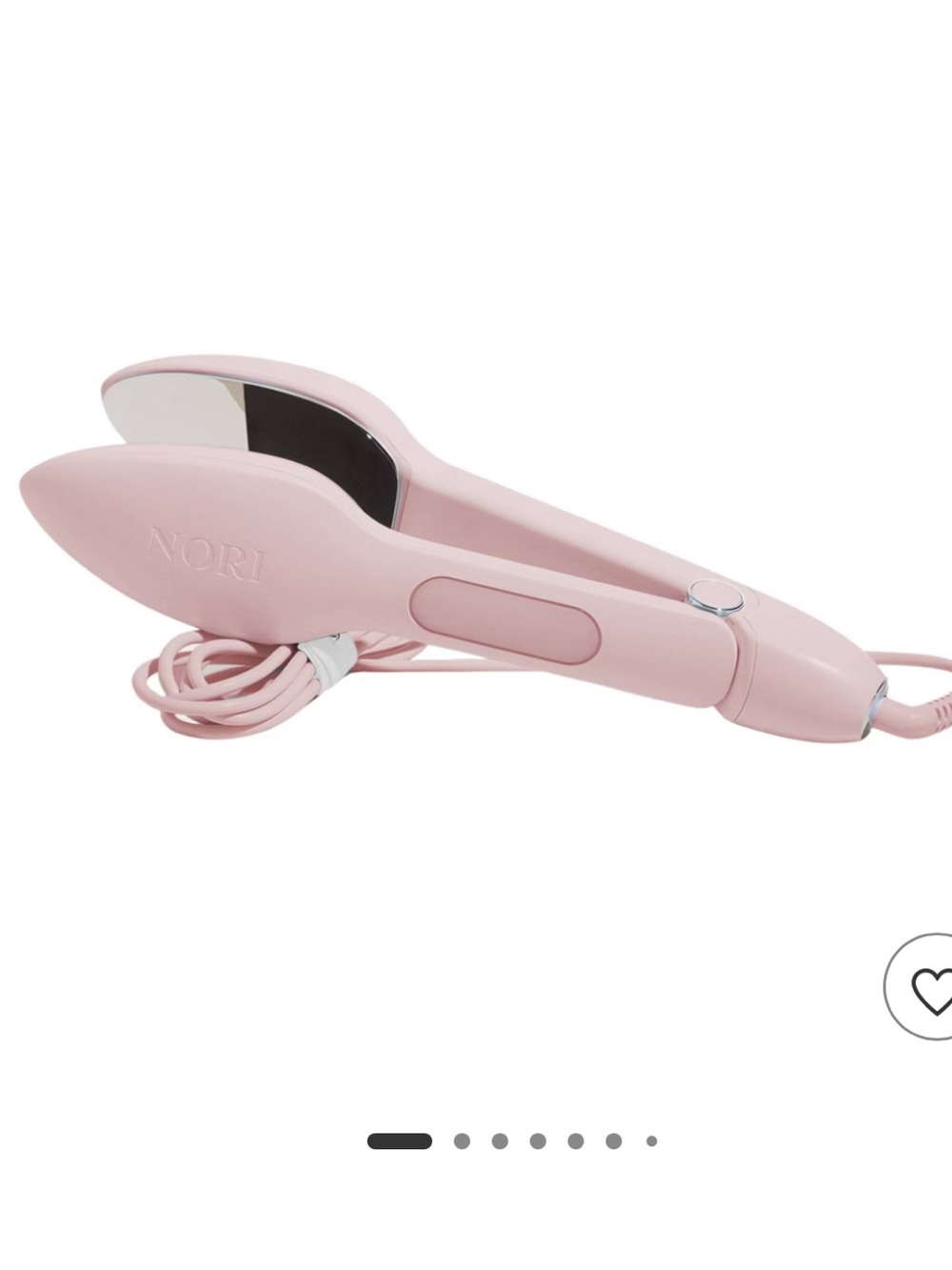 Nori Handheld Steam Iron Light Pink